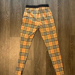 Burberry Check Stretch Jersey Leggings